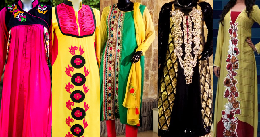 Latest-Indian-Pakistani-Best-Neck-line-Gala-designs-for-Girls